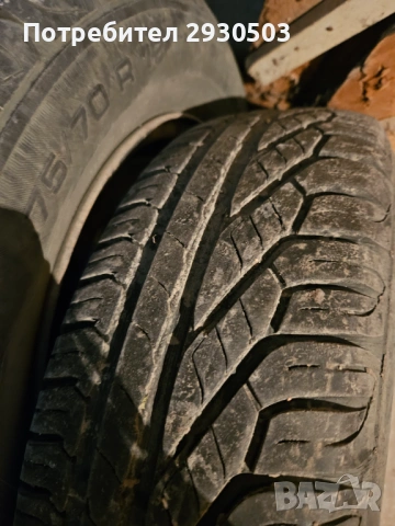 Джанти 13 4×100 с гуми UNIROYAL RainExper 175 70 13, снимка 4 - Гуми и джанти - 53752765