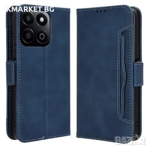 Honor 200 Smart 5G Wallet Кожен Калъф и Протектор, снимка 1 - Калъфи, кейсове - 48965166