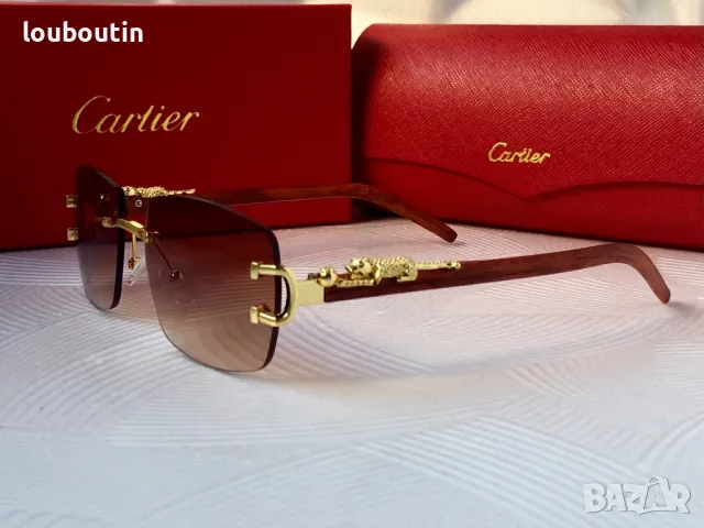 Cartier 2024 мъжки слънчеви очила, снимка 17 - Слънчеви и диоптрични очила - 48018486