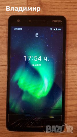 Nokia 2.1 с пукнат дисплей, снимка 1 - Nokia - 45495372