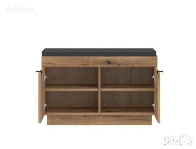 Шкаф за обувки DELAMAR DLAGD1 – крайбрежен дъб, снимка 2 - Шкафове - 53873126