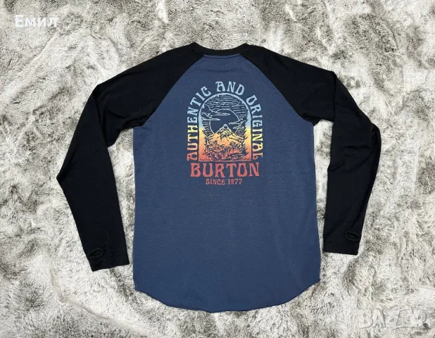 Мъжко Burton Roadie Tech T-Shirt, Размер М, снимка 1 - Блузи - 46869764