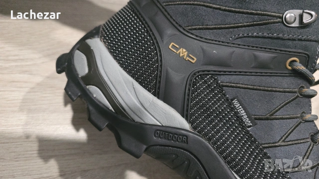 Мъжки водоустойчиви туристически обувки CMP Rigel Mid, сиви, 45 3Q12947-68UH-, снимка 3 - Мъжки боти - 53540956