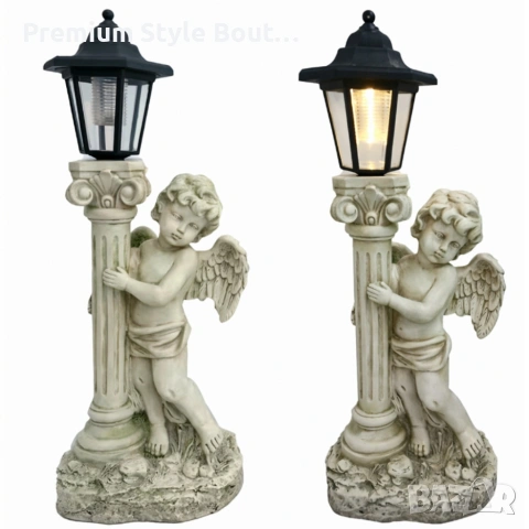 Соларна лампа ангел - елегантна декорация за всеки двор, снимка 9 - Соларни лампи - 53732314