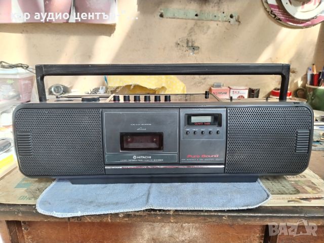 Hitachi trk-650e stereo radio cassette recorder