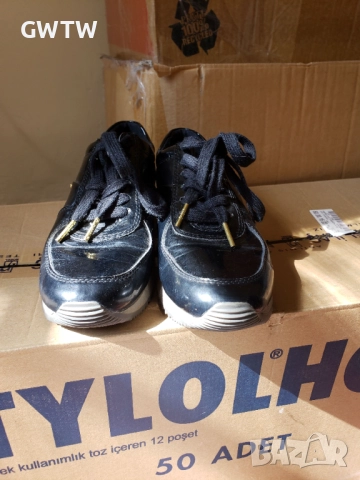 Michael Kors черни сникърси, снимка 4 - Маратонки - 51795241