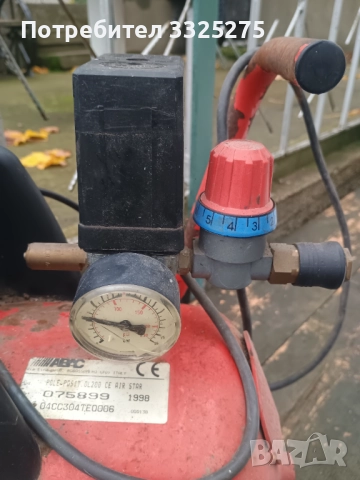 Компресор за сгъстен въздух 24л., снимка 3 - Компресори - 52748268