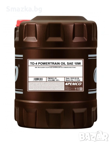 Хидравлично масло PEMCO TO-4 POWERTRAIN OIL SAE 10W 20L
