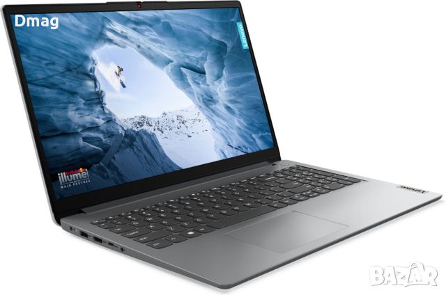 15,6" Lenovo 1 / Intel N4120/4GB/128 GB eMMC+SSD/Win11, снимка 3 - Лаптопи за дома - 45731514