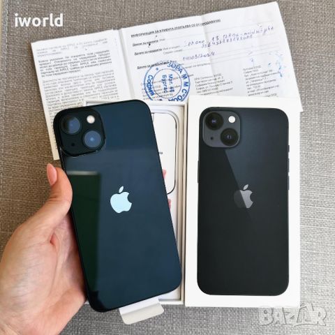 НОВ❗️ 24М ГАРАНЦИЯ❗️ iPhone 13 ❗️лизинг от 42лв/м ❗️midnight black черен 128г