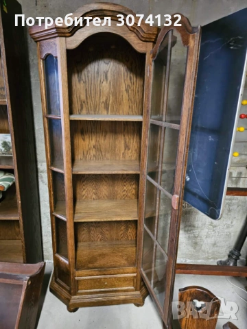 Конзолна витрина в стил Рустик, снимка 3 - Секции и витрини - 53155507