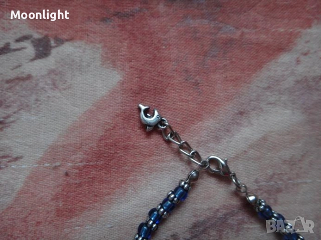 Комплект колие и гривна Синьо око, снимка 6 - Колиета, медальони, синджири - 53035384