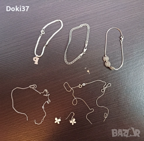 Сребро -925/1000, снимка 6 - Колиета, медальони, синджири - 53266780