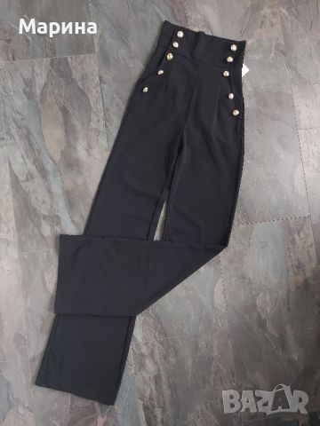 Панталон чарлстон - висока талия , снимка 1 - Панталони - 45795219