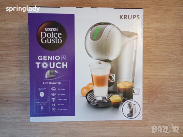 Кафемашина с капсули Dolge Gusto Krups Genio S Touch, снимка 2 - Кафемашини - 52696588