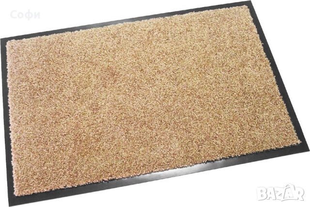 Изтривалка за врата Dekor, 90x150cm, Сив/Черен, снимка 4 - Изтривалки - 52314713