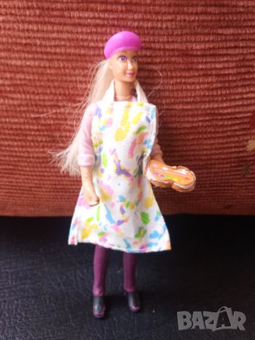 Mattel оригинална малка кукла Барби Художничка - Мател, снимка 4 - Кукли - 45862899