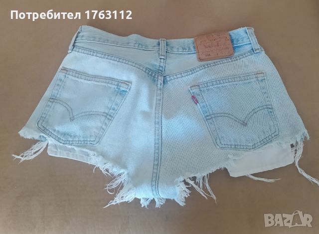 Levi's дамски дънкови панталонки, снимка 3 - Къси панталони и бермуди - 46430477