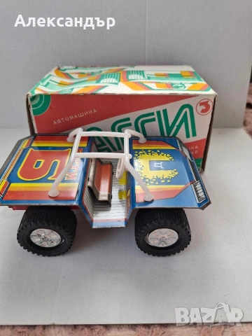 Ретро метална количка Бъги (Buggy) – Колекционерска играчка от СССР