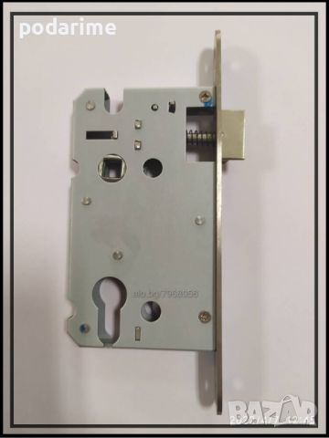 Брава, 58/50 мм, овална челна планка, секретна - китайски стандарт, снимка 1 - Интериорни врати - 36387875