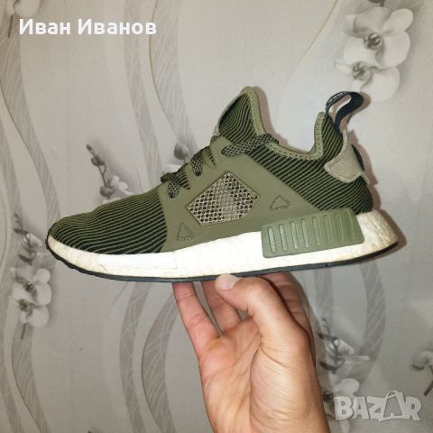 оригинални маратонки ADIDAS ORIGINALS NMD XR1 BOOST RUNNER PRIMEKNIT "OLIVE CARGO" номер 39 1/3, снимка 7 - Маратонки - 46434742