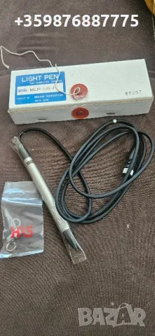 Ретро Японска светлинна химикалка за компютър Ибм Тошиба Правец Винтидж 