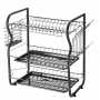 Сушилник за съдове Rosberg R53000O, 3 нива, 43x24x45 см, снимка 3