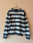 SELECTED Блуза райе 100% памук L размер 🩶, снимка 1 - Блузи с дълъг ръкав и пуловери - 44993792