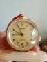 СССР Стар будилник СЛАВА стар часовник ракета глобус топка , снимка 1