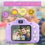 Детски дигитален фотоапарат STELS FunShot W390, Селфи камера, 40MP, Игри, снимка 11