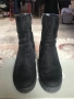 Черни велурени боти на платформа, снимка 11
