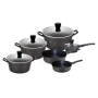 Премиум комплект съдове за готвене 12 части с мраморно покритие Cheffinger, снимка 12