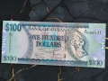 Банкнота - Гвиана - 100 долара UNC | 2022г., снимка 1