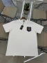 Fendi Мъжка Бяла Тениска👕Мъжка Блуза С Къс Ръкав В Бял Цвят Код Mens P.168, снимка 1