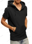 Мъжка ежедневна тениска с качулка и къс ръкав, 5цвята , снимка 10