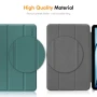 iPad Air 13 (2025) / (2024) Trifold Stand Cover PU Leather+PC Кожен Калъф и Протектор, снимка 8