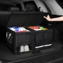 Кожен органайзер за кола топ чанта с капак, снимка 5