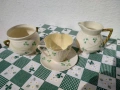 Комплект 4 Belleek Ирландия - изящен ръчно рисувна порцелан, снимка 1