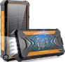 DJROLL 36000mAh Solar Power Bank, Qi безжично преносима батерия, снимка 2