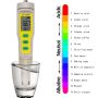 Нов, Неотварян Многофункционален тестер за качество на водата PH-03, снимка 1