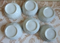 Шест купички стар български порцелан, снимка 4