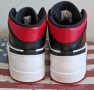 Nike Air Jordan 1 Mid "White Heel" Red Black, 41 номер, НОВИ, снимка 7