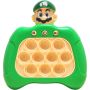 Игра POP IT със светлина и звук, Супер Марио, Зелена, снимка 1 - Образователни игри - 45671761