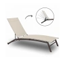 Шезлонг с регулируема облегалка - стил и гарантиран комфорт, снимка 5