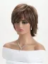 Светло кафява перука, Къса перука , модерна перука, снимка 2