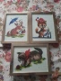 Комплект 3 гоблена с котки* Обща цена 50 лева, снимка 1