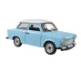 Метална кола Trabant 601 / Трабант, 1963, WELLY, мащаб 1:24, син цвят, бял таван, , снимка 2