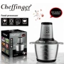 Кухненски робот Cheffinger 3L, 1000W – мощен с 2 скорости, мултифункционален чопър, снимка 3