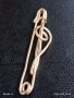 Позлатена винтидж брошка музикална игла рядка 70201, снимка 2