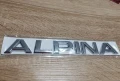 Alpina Алпина сребриста емблема голям размер, снимка 1